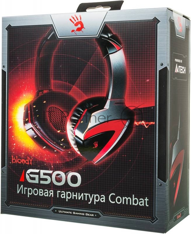 Гарнитура Bloody G500 чёрный, проводная, 3.5 мм