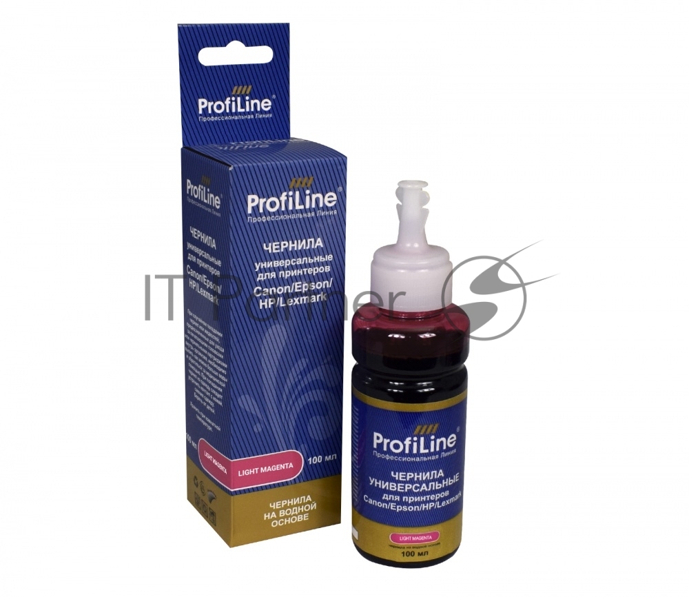 Чернила ProfiLine Premium для принтеров Canon/Epson/HP/Lexmark Light Magenta 100 мл водн