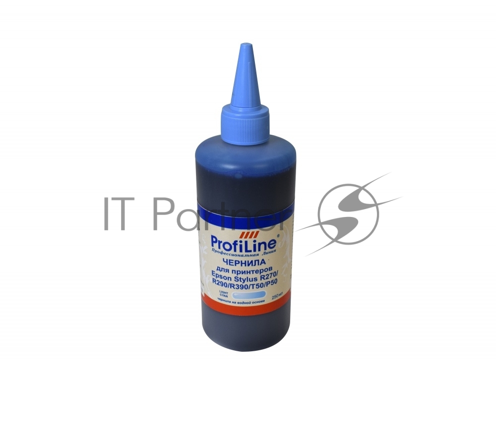 Чернила для принтеров Epson Stylus R270/R290/R390/T50/P50 Light Cyan 250 мл водн ProfiLine