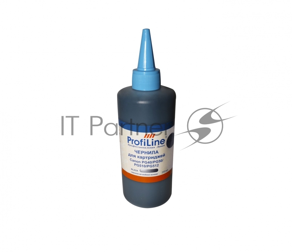 Чернила PL-PG 40/PG 50/PG 510/PG 512 для принтеров Canon Pixma MP210/MP450/PM170/PM150/iP6220D/iP6210D/iP2200/iP1600/iP1800 черный 250 мл водн ProfiLine