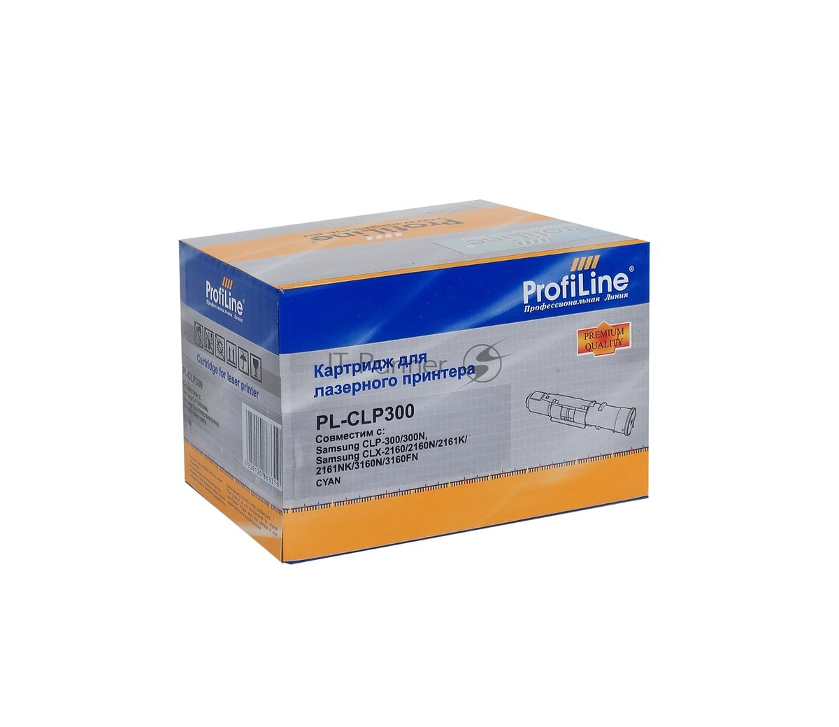 Картридж Тонер-туба ProfiLine PL-CLP 300BK для принтеров Samsung CLP-300/300N/CLX-2160/2160N/2161K/2161NK/3160N/3160FN черный 2000 копий