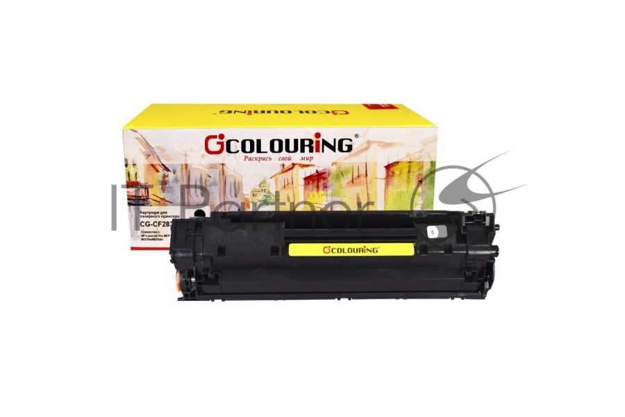 Картридж CG-CF283A (№83A) для принтеров HP LaserJet Pro M125/M125a/M125r/M125ra/M125rnw/M125nw/M126/M127/M127n/M127fw/M128/M201/M201dw/M201n/M225/M225dn/M225dw/M225rdn 2 шт по 1500 копий в упаковке Colouring