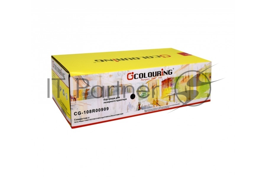 Картридж лазерный Colouring CG-108R00909, чёрный, 2500 стр.