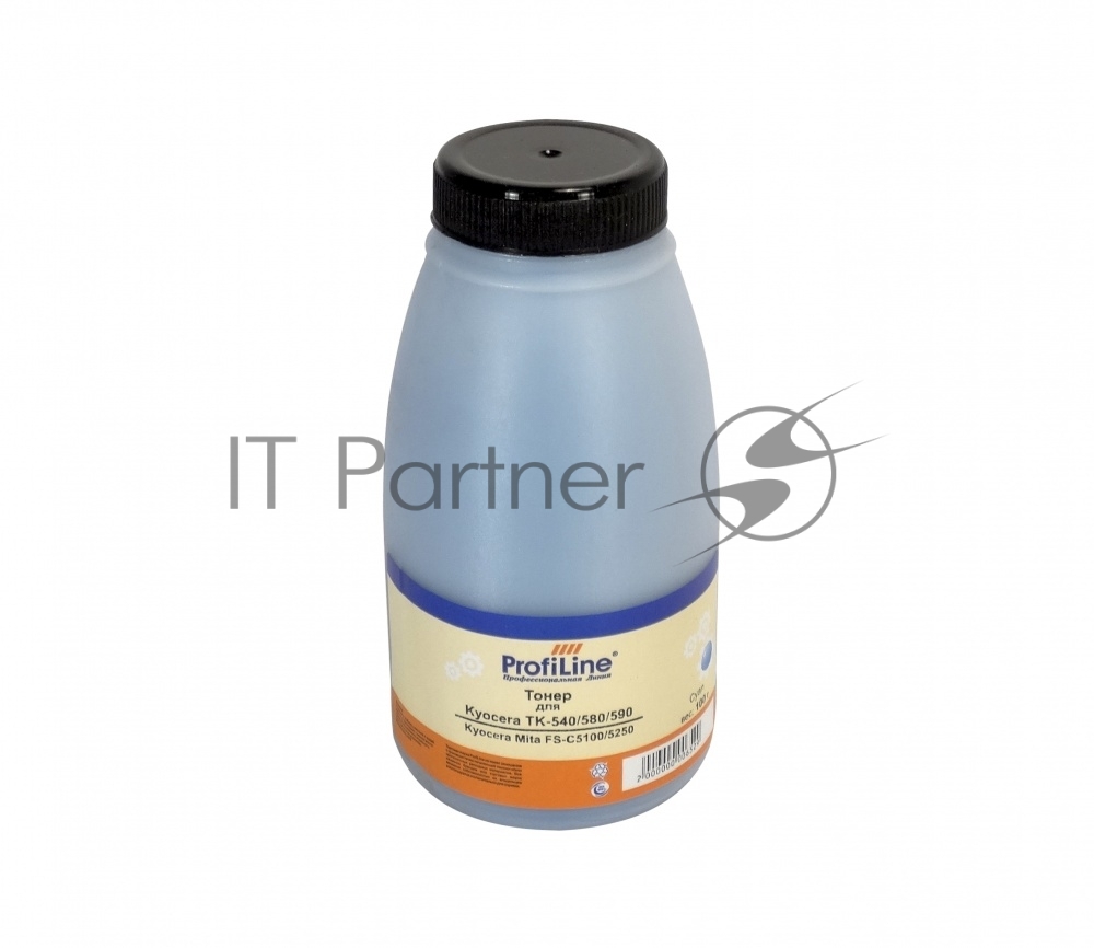 Тонер ProfiLine TK-540/580/590 Cyan для принтеров Kyocera Mita FS-C5100/5250 100 гр Фасовка РФ
