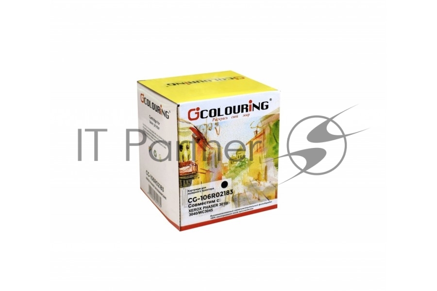 Картридж лазерный Colouring CG-106R02183 черный (2200 стр.) для принтеров Rank Xerox Phaser 3010/40/WC 3045