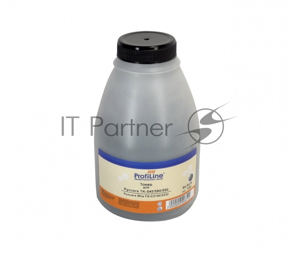 Тонер ProfiLine TK-540/580/590 черный для принтеров Kyocera Mita FS-C5100/5250 150 гр Фасовка РФ