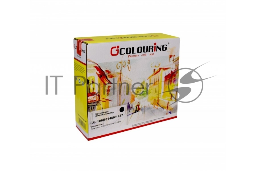 Картридж Colouring CG-106R01486/1487 черный (4100 стр.) для Rank Xerox WC 3210/3210N/3220DN