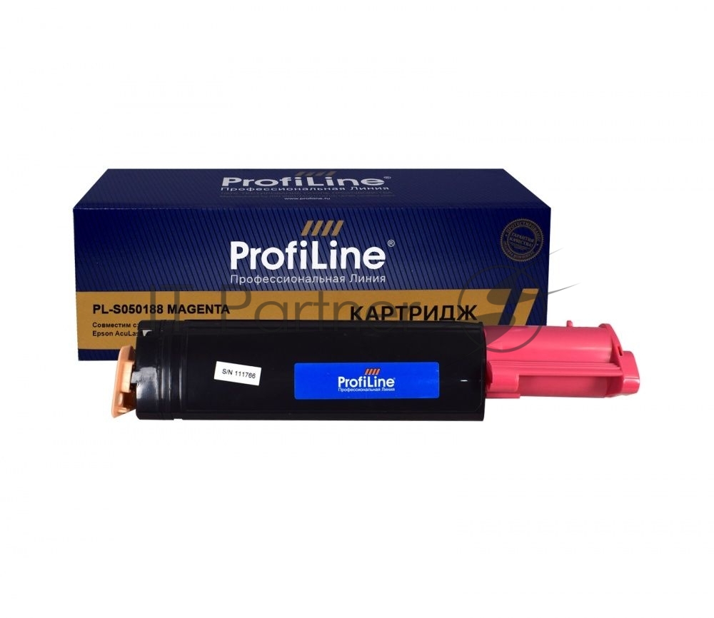 Картридж Тонер-туба ProfiLine PL-S050188 для принтеров Epson AcuLaser C1100D/C1100DN/C1100N/CX11N/CX11NF/CX11NFC/CX11NFT Magenta 4000 копий