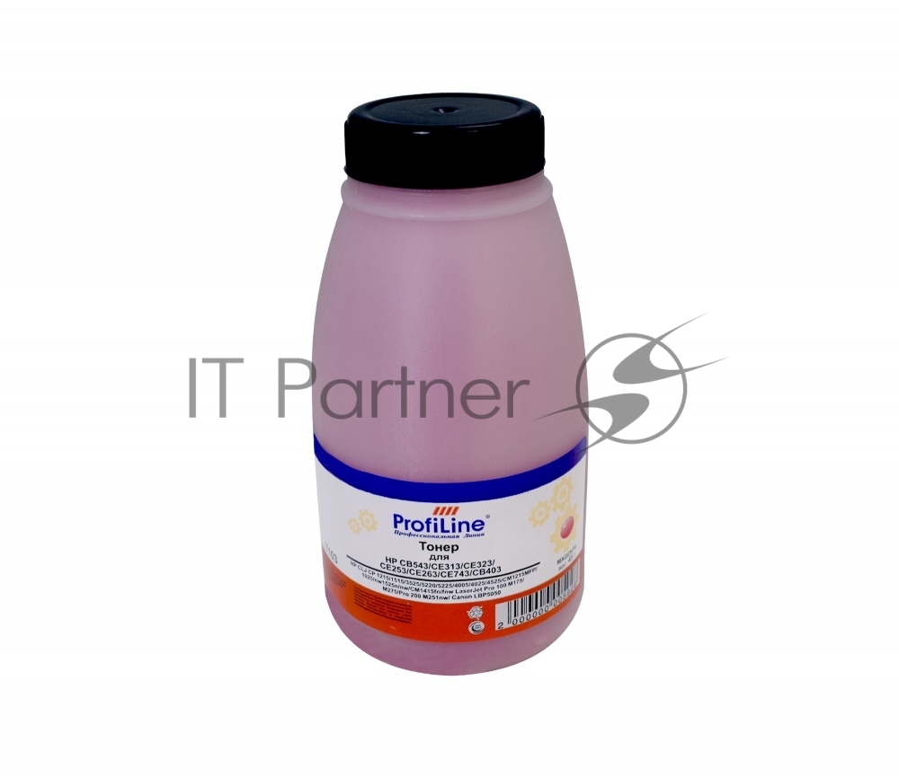 Тонер ProfiLine PL-CB543/CE313/CE323/CE253/CE263/CE743/CB403 для HP CLJ CP 1215/1515/3525/5220/5225/4005/4025/4525/CM1215MFP 1025/nw1525n/nw/CM1415fn/fnw LaserJet Pro 100 M175/M275/Pro 200 M251nw Canon LBP5050 Magenta 45 гр Фасовка РФ
