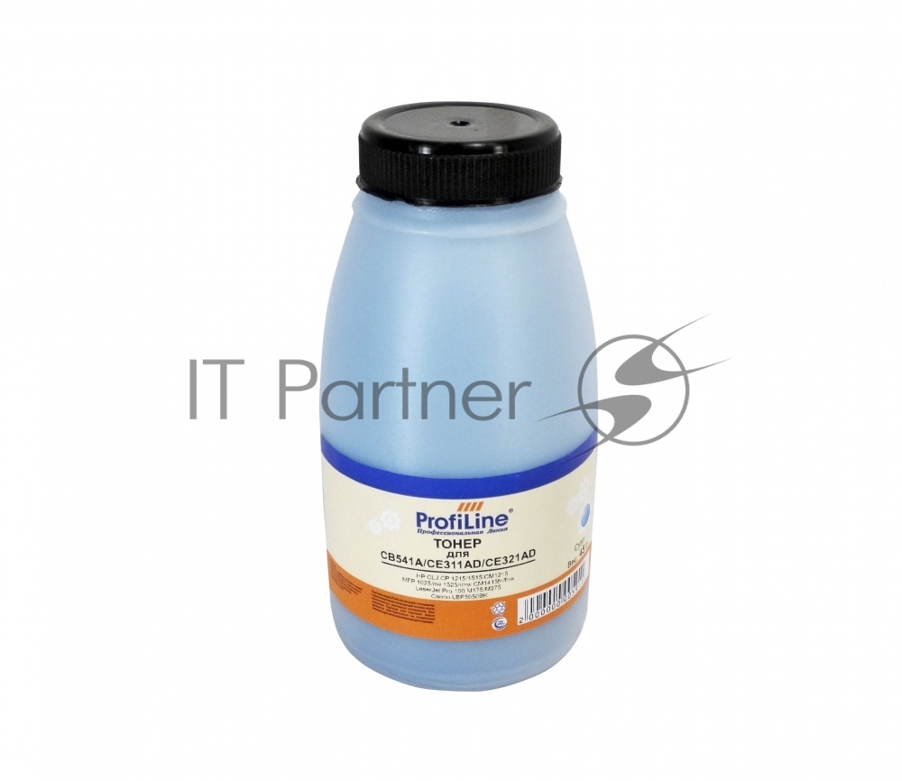 Тонер ProfiLine PL-CB541/CE311/CE321/CE251/CE261/CE741/CB401 для HP CLJ CP 1215/1515/3525/5220/5225/4005/4025/4525/CM1215MFP 1025/nw1525n/nw/CM1415fn/fnw LaserJet Pro 100 M175/M275/Pro 200 M251nw Canon LBP5050 Cyan 45 гр Фасовка РФ