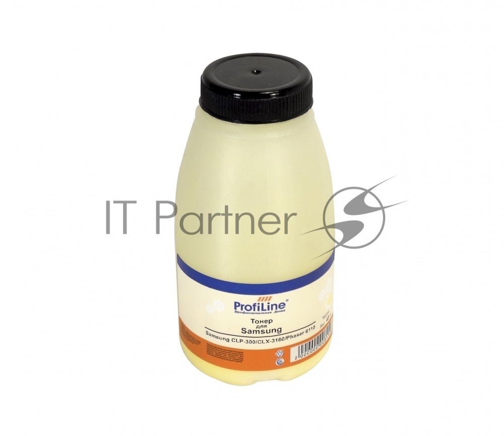 Тонер ProfiLine для принтеров Samsung CLP-300/CLX-3160/Phaser 6010/6110/6120/WC 6000/6015 yellow 45 гр Фасовка РФ