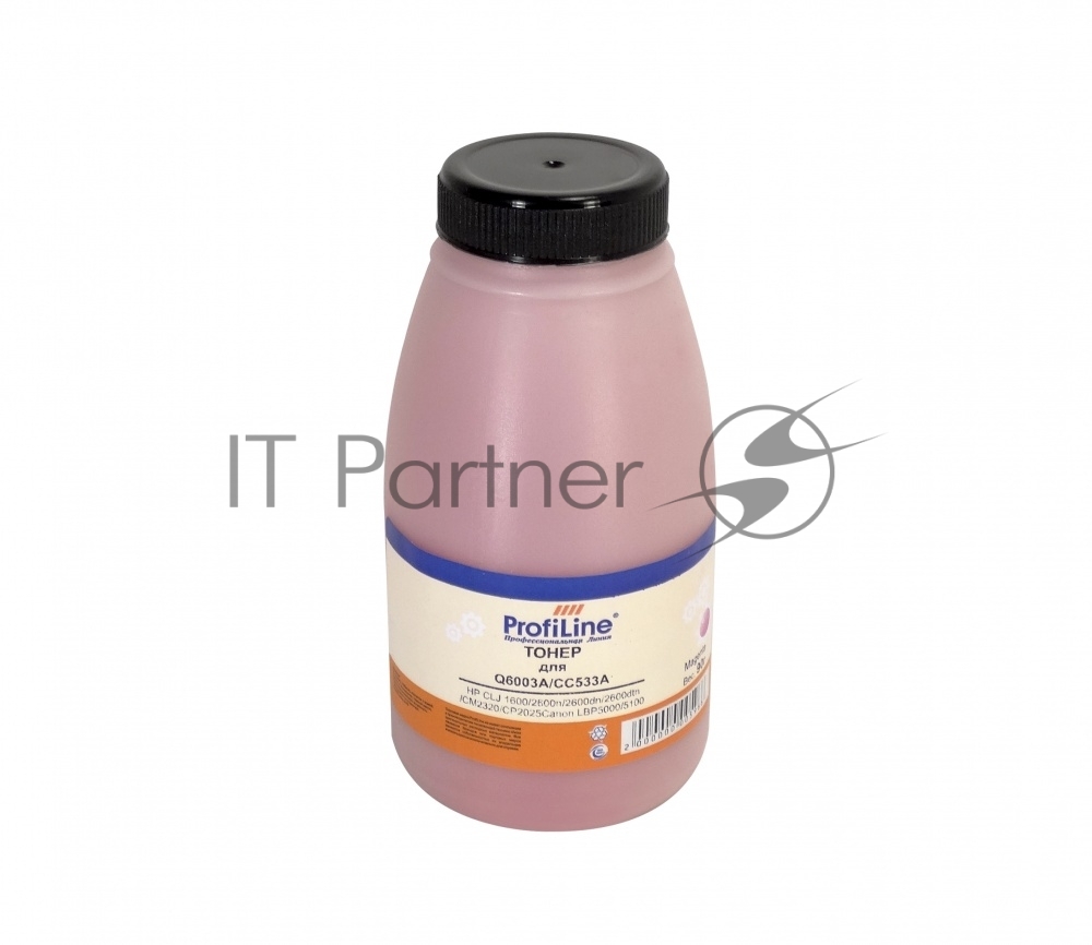 Тонер ProfiLine PL-Q6003/CC533/CE253/CE263/CE743/CB403 для HP CLJ 1600/2600n/2600dn/2600dtn/CM2320/CP2025/3525/5220/5225/4005/4025/4525/Canon LBP5000/5100 Magenta 90 гр Фасовка РФ