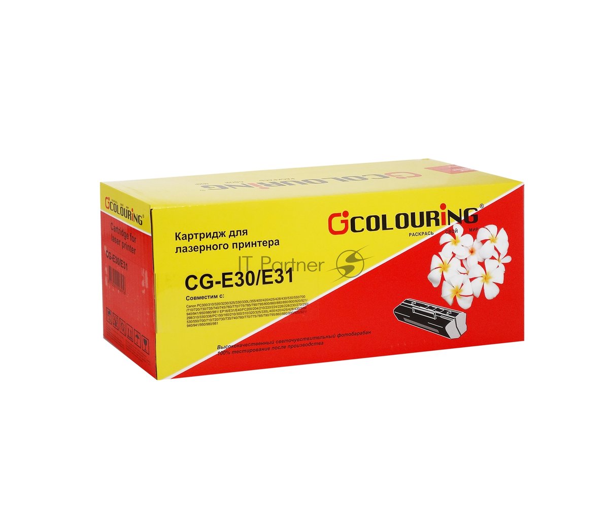 Картридж лазерный Colouring CG-E30/E31 черный разборный (4000 стр.) для Canon FC 200/300/500Series/PC700/800/900 Series