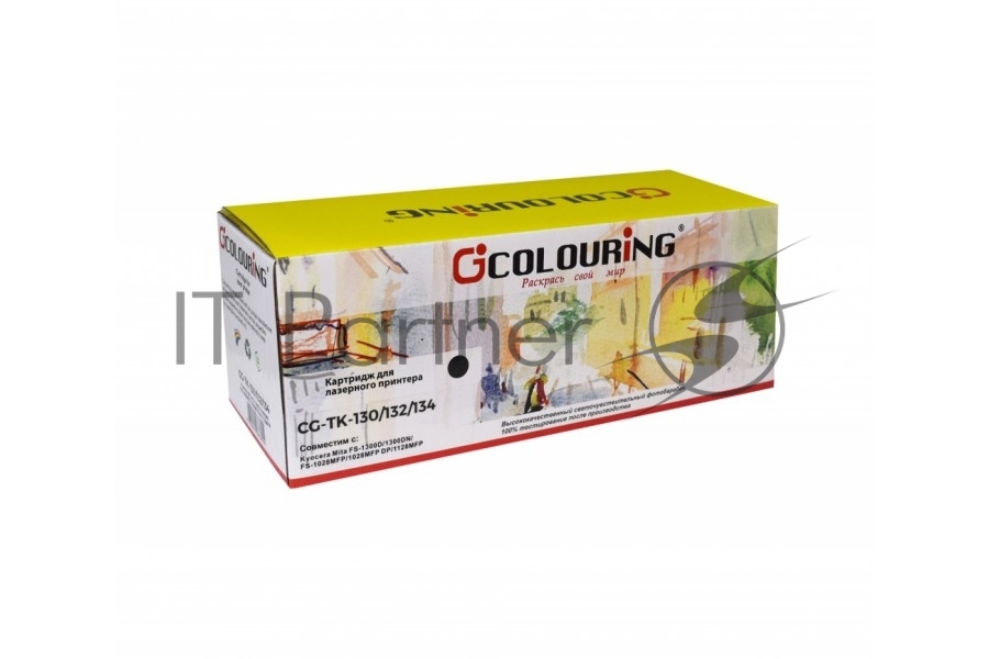 Colouring CG-TK-130/132/134  Картридж Colouring CG-TK-130/132/134 чёрный (7200 стр.) для  Kyocera Mita FS-1300D/1300DN/F
