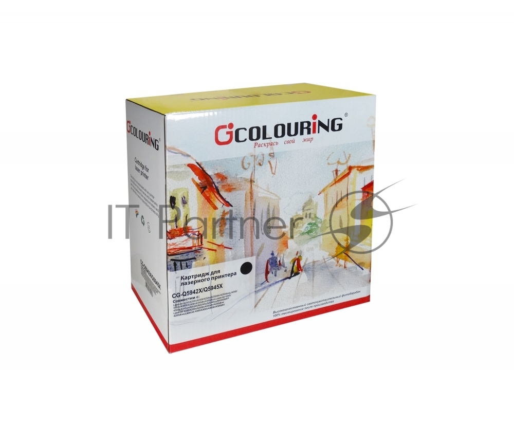Картридж лазерный Colouring CG-Q5942X/Q5945A/Q1338/Q1339 черный (20000 стр) для HP LJ 4240/4240N/4250/4250DTN/4250DTNSL/4250N/4250TN/4345/4350/4350DTN/4350DTNSL/4350N/4350TN