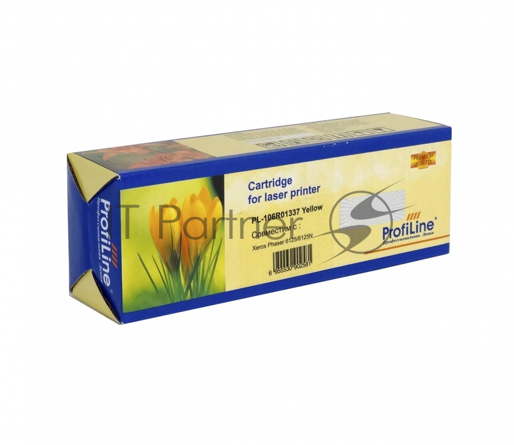 Картридж лазерный ProfiLine PL-106R01337 для принтеров Rank Xerox Phaser 6125/6125N Yellow 1000 копий