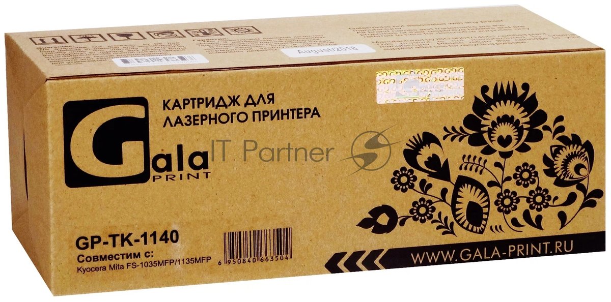 Картридж GalaPrint GP-TK-1140 для принтеров Kyocera FS-1035/FS-1035MFP/DP/FS-1135/FS-1135MFP/ECOSYS M2035/M2035dn/M2535/M2535dn 7200 копий