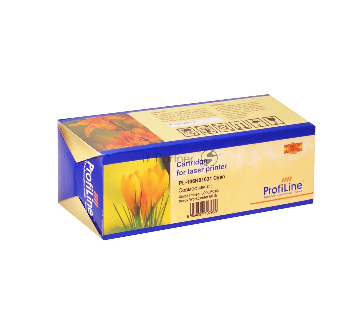 Картридж лазерный ProfiLine PL-106R01631 для Rank Xerox Phaser 6000/6010/Xerox WorkCenter 6015, голубой, 1400 страниц