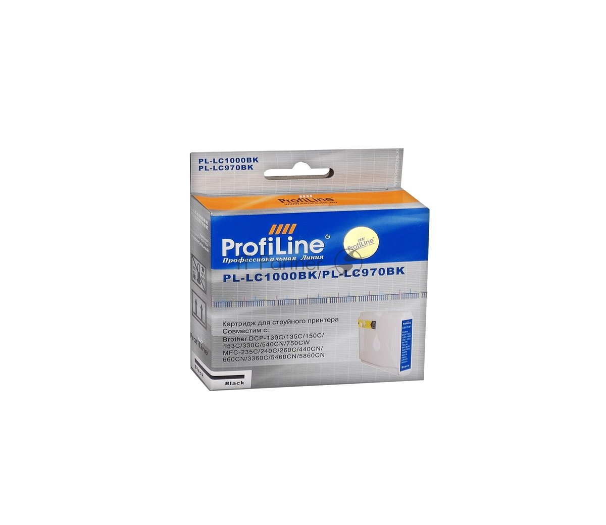 Картридж струйный ProfiLine PL-LC1000BK/LC970BK для принтеров Brother DCP -130C/135C/150C/235C/330C/350C/440CN/750CW/MFC-240C/260C/660CN/665CW/885CW/360C/5460CN/5860CW Black водн