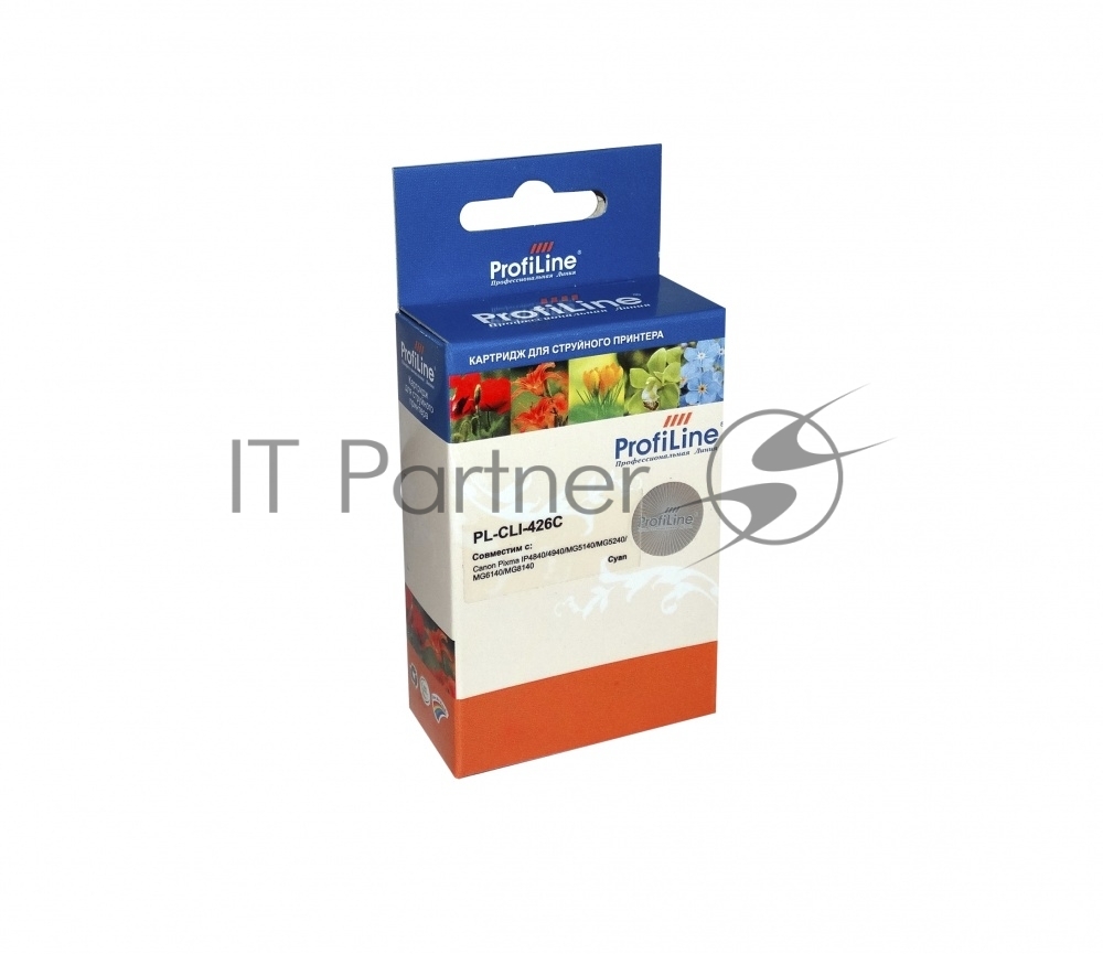 Картридж струйный ProfiLine PL-CLI-426C с чипом для принтеров Canon Pixma IP4840/MG5140/MG5240/MG6140/MG8140 Cyan водн