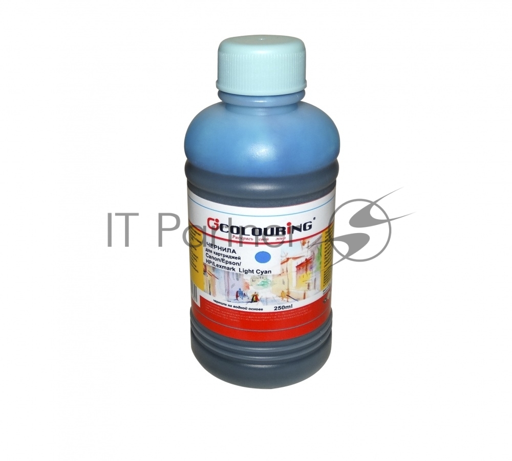 Чернила Colouring для принтеров Canon/Epson/HP/Lexmark Light cyan 250 мл водн U