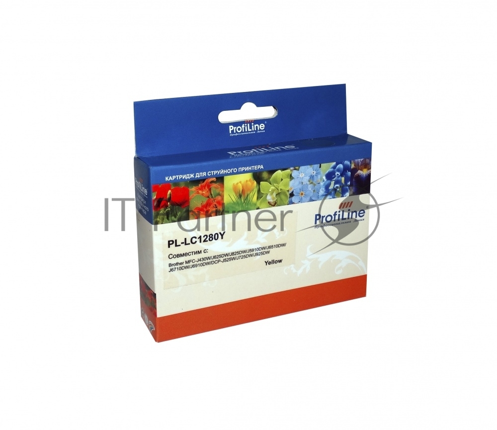 Картридж струйный для принтеров Brother PL-LC1280Y MFC-J6510DW/6710DW/6910DW 18 мл Yellow ProfiLine