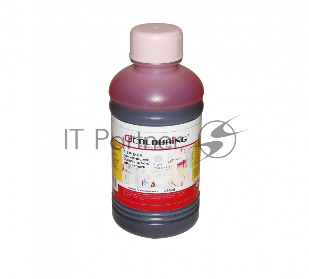 Чернила Colouring для принтеров Canon/Epson/HP/Lexmark Light magenta 250 мл водн U