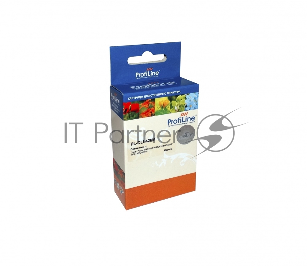 Картридж струйный ProfiLine PL-CLI-426M с чипом для принтеров Canon Pixma IP4840/MG5140/MG5240/MG6140/MG8140 Magenta водн