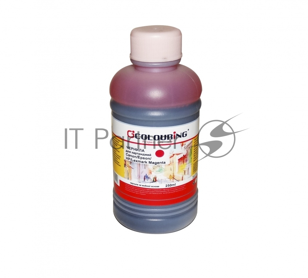 Чернила Colouring для принтеров Canon/Epson/HP/Lexmark Magenta 250 мл водн U
