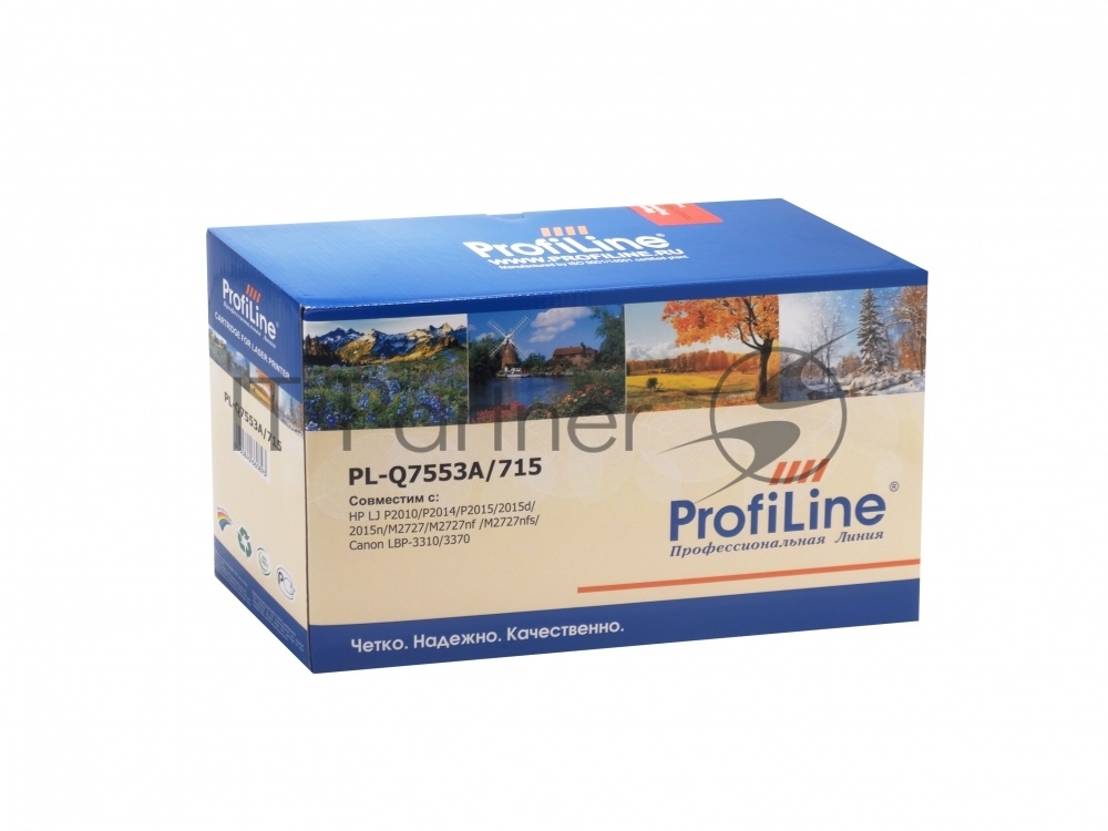 Картридж лазерный ProfiLine PL-Q7553A/715 для принтеров HP LJ P2010/P2014/P2015/2015d/2015n/M2727/M2727nf/M2727nfs/Canon LBP-3310/3370 3000 копий