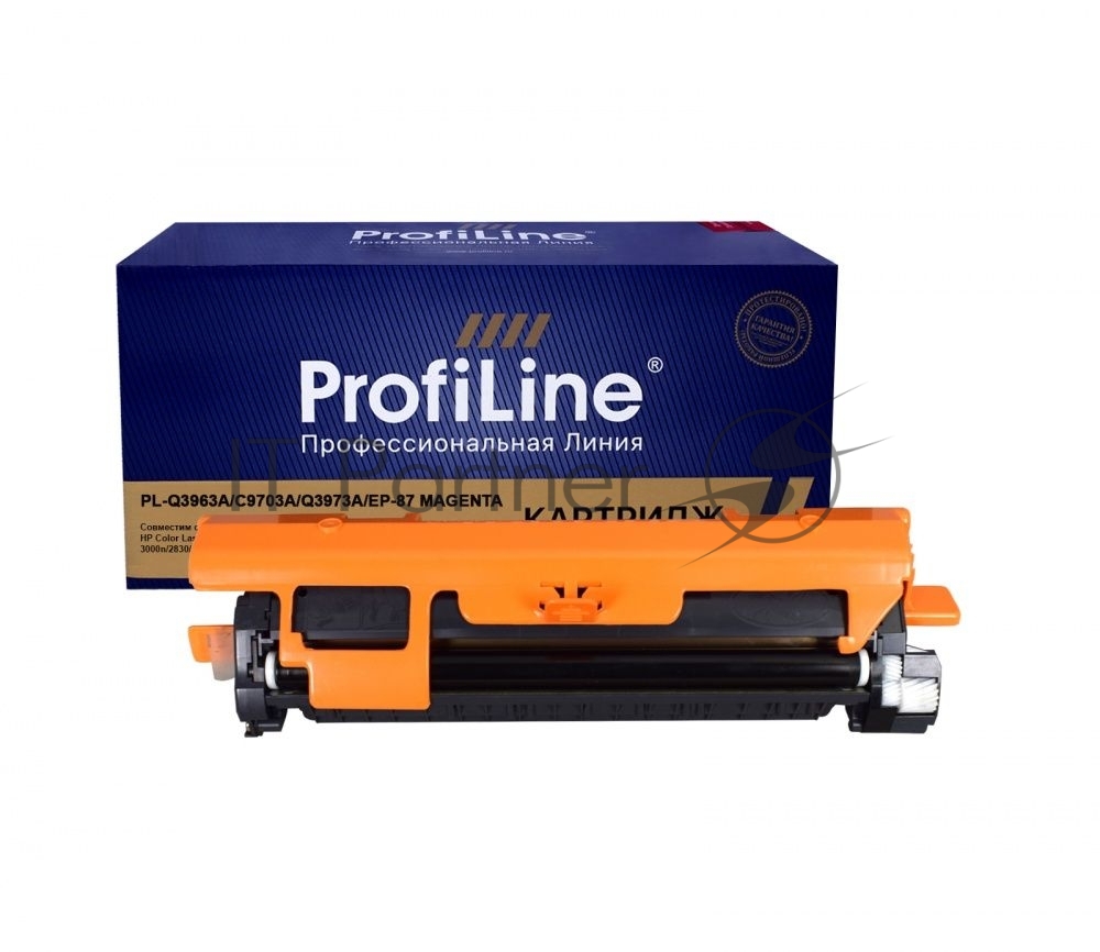 Картридж лазерный ProfiLine PL-Q3963A/C9703A/C3973/EP-87 для принтеров HP Color LaserJet 1500/2500/2550/2820/2840 Series Canon LBP-2410/LBP-5200/ImageClass MF8180C Magenta 4000 копий