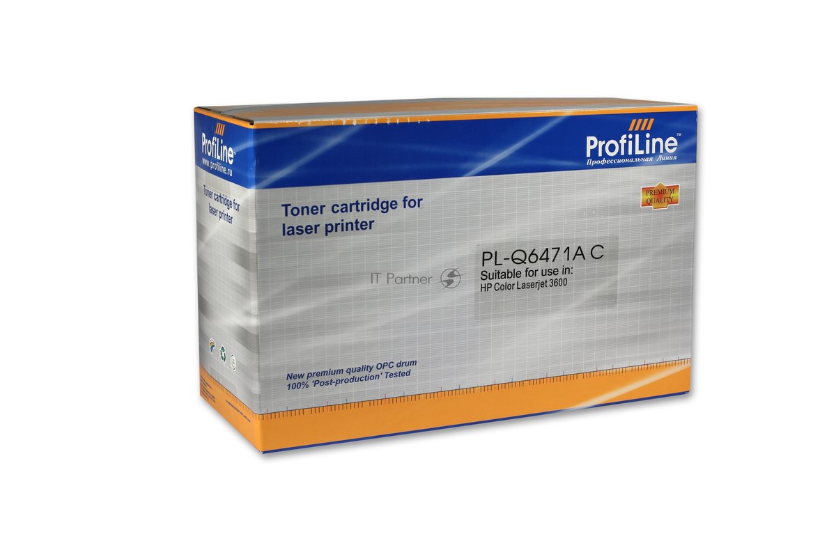 Картридж лазерный ProfiLine PL-Q6471A/711 для принтеров HP CLJ CP3505/3600/3600N/3600DN,3800/3800N/3800DN/3800DTN/Canon LBP5300/LBP5360 Голубой 4000 копий