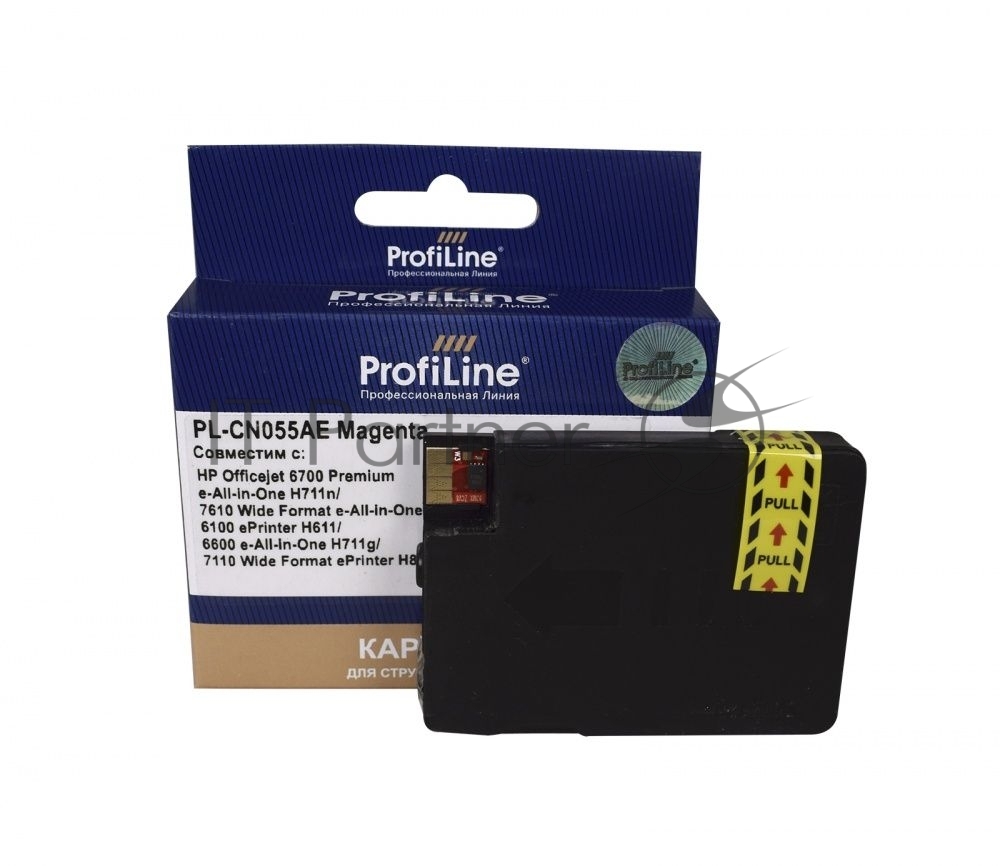 Картридж струйный ProfiLine PL-CN055AE (№933XL) для принтеров HP Officejet 6700 Premium e-All-in-One H711n/7610 Wide Format e-All-in-One/6100 ePrinter H611/6600 e-All-in-One H711g/7110 Wide Format ePrinter H812a Magenta