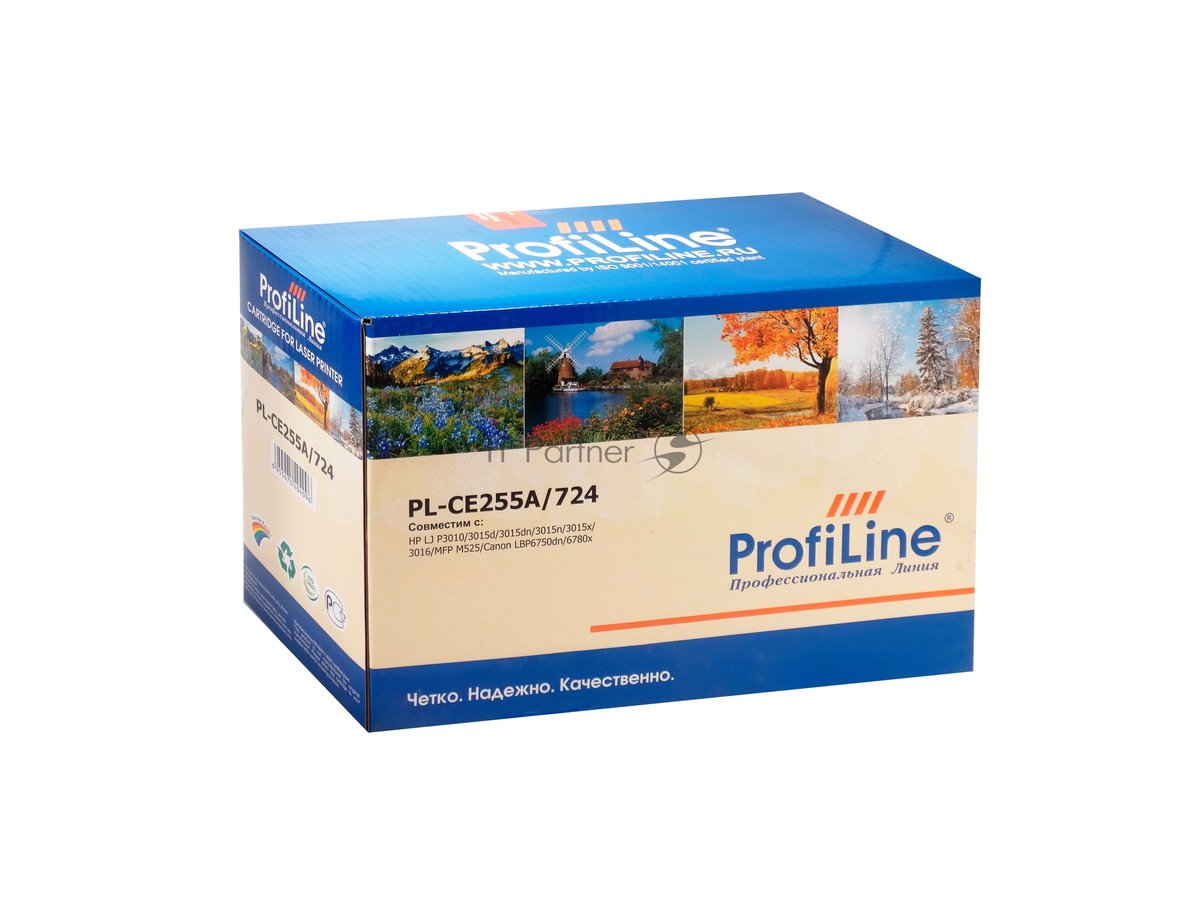 Картридж лазерный ProfiLine PL-CE255A/724 для принтеров HP LJ P3010/3015d/3015dn/3015n/3015x/3016/MFP M525/Canon LBP6750dn/6780x 6000 копий