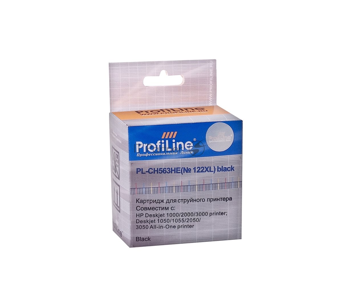 Картридж струйный ProfiLine PL-CH563HE №122XL для принтеров HP Deskjet 1000/1050/1055/1510/2000/2050/3000/3050 Black пигмент