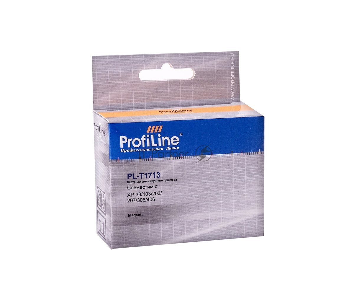 Картридж струйный ProfiLine PL-T1713 для Epson XP-33/103/203/207/303/306/313/406 экономичный повышенной емкости Magenta водн