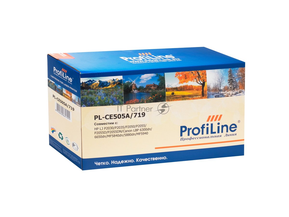 Картридж лазерный ProfiLine PL-CE505A/719 для принтеров HP LJ P2030/P2035/P2050/P2055/P2055D/P2055DN/Canon LBP 6300dn/6650dn/MF5840dn/5880dn/MF5940 2300 копий