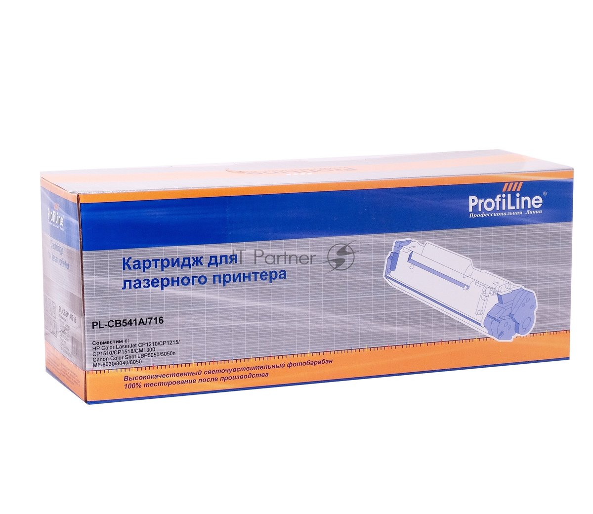 Картридж лазерный ProfiLine PL-CB541A/716 для принтеров HP Color LaserJet CP1210/CP1215/CP1510/CP1518/CM1300/1312 Canon Color Shot LBP 5050/5970/5975, MF-8030/8040/8050 Cyan 1400 копий