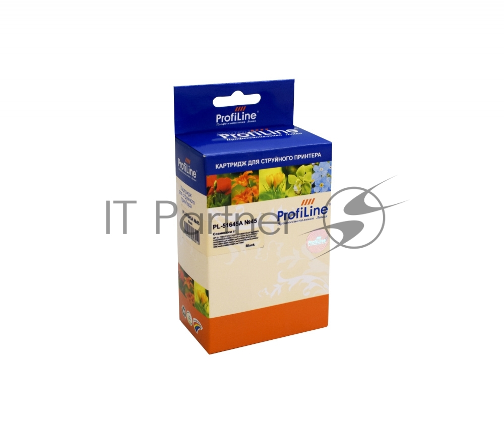 Картридж струйный ProfiLine PL-51645A №45 для принтеров HP DJ 710C/712C/720C/722C/820C/Cxi/Cse/830C/832C/850C/Cxi/855C/Cse/Cxi/870CSe/Cxi/880C/882C/890CSe/Cxi/895CSe/Cxi/930C/932C/935C/950C/952C/955C/960C/Cse/Cxi/970CSe/Cxi/980C/990CSe/Cxi/995C/1000CSe/1100C водн