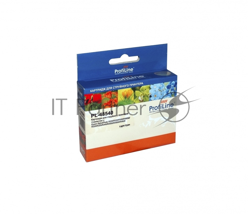 Картридж струйный ProfiLine PL-48540 для принтеров Epson StylusPhoto R200/R220/R300/R300M/R320/R325/R340/RX500/RX600/RX620 Light Cyan водн