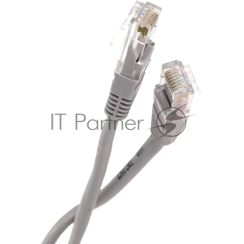 Патч-корд 3м "Telecom" UTP кат.5еRJ45,литой, серый, NA102--3M