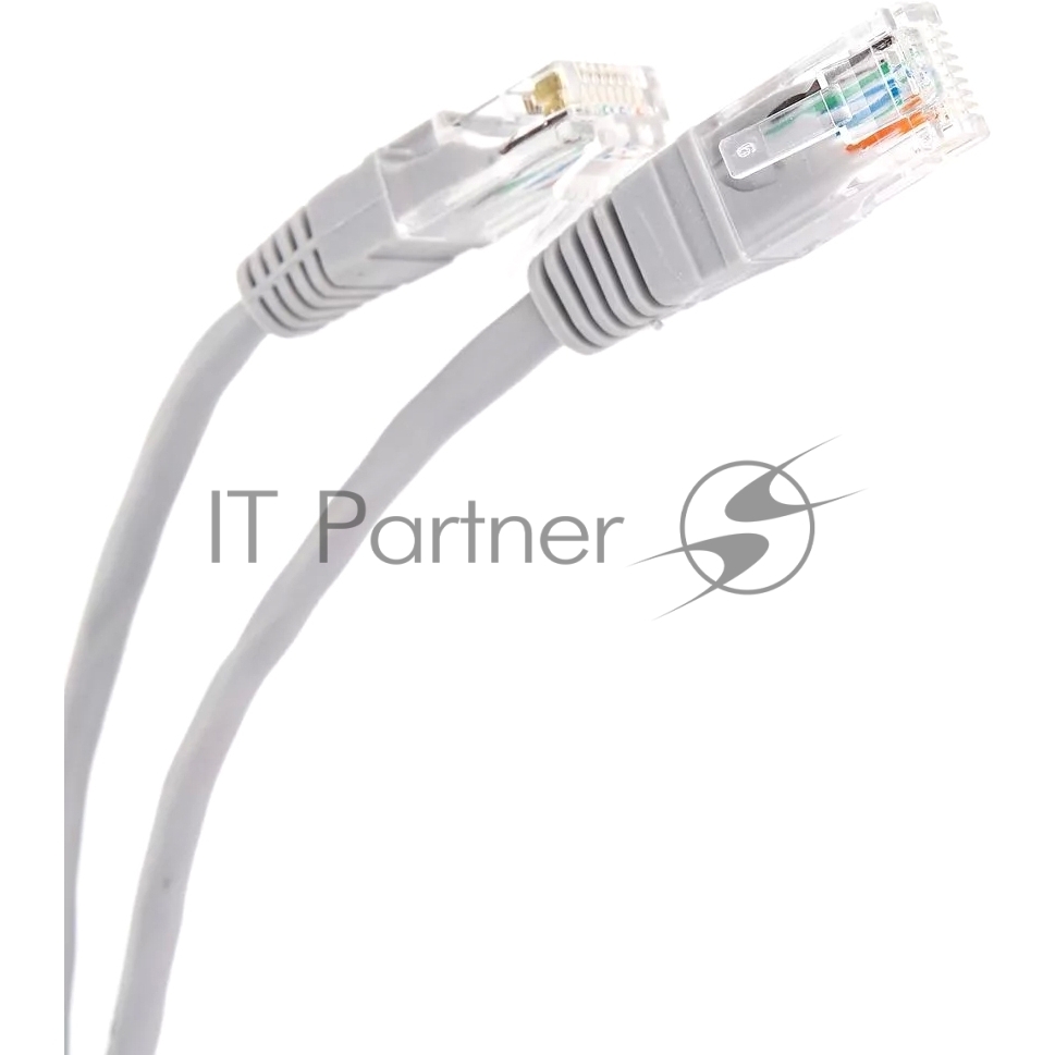 Патч-корд 3м "Telecom" UTP кат.5еRJ45,литой, серый, NA102--3M