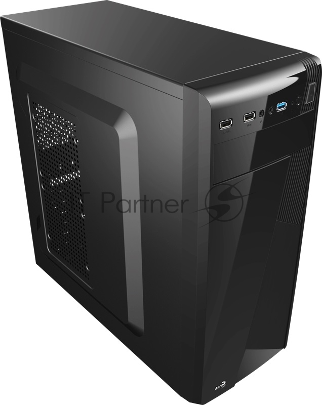 Компьютерный корпус Aerocool/Formula CS-1101 черный без БП ATX 2x120мм 1x140мм 2xUSB 2.0 1xUSB 3.0 audio