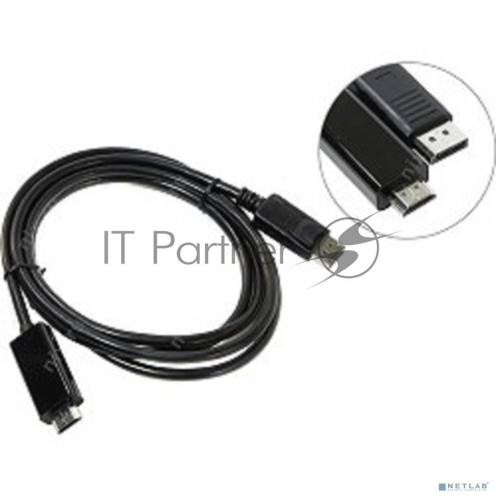 Кабель-переходник DisplayPort M-> HDMI M 1.8m Telecom TA494)