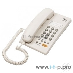 Телефон проводной Ritmix RT-330 белый