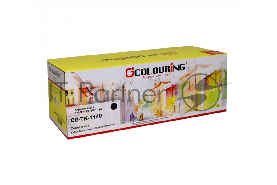 Картридж лазерный Colouring CG-TK-1140 черный (7200 стр.) для Kyocera FS-1035MFP/FS-1035MFP/DP/FS-1035MFP/L/KYM FS-1135MFP/ECOSYS M2035dn/M2535dn