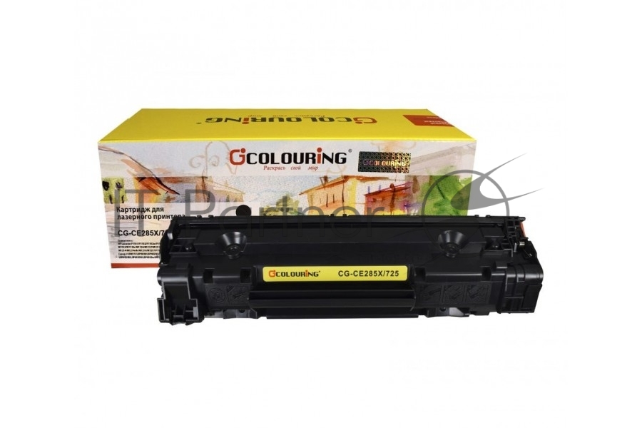 Картридж лазерный Colouring CG-CE285X/725 черный (2000 стр.) для принтеров HP LJ Pro P1100/P1102/P1102w/M1130/M1132/M1212nf/M1212nfw/1214nfh/М1217/M1210/Canon Laser Shot LBP6000/6018/6020/6020B