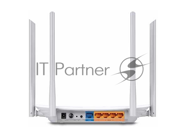 Беспроводной маршрутизатор TP-Link Archer C50(RU), 802.11aс 1167Mbps 5 ГГц 2.4 ГГц 4xLAN белый