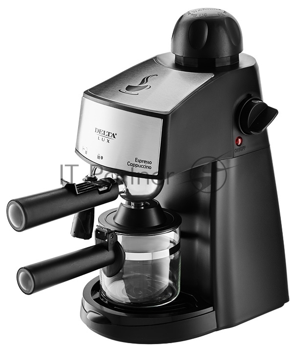 Кофеварка Delta LUX DL-8151К черная