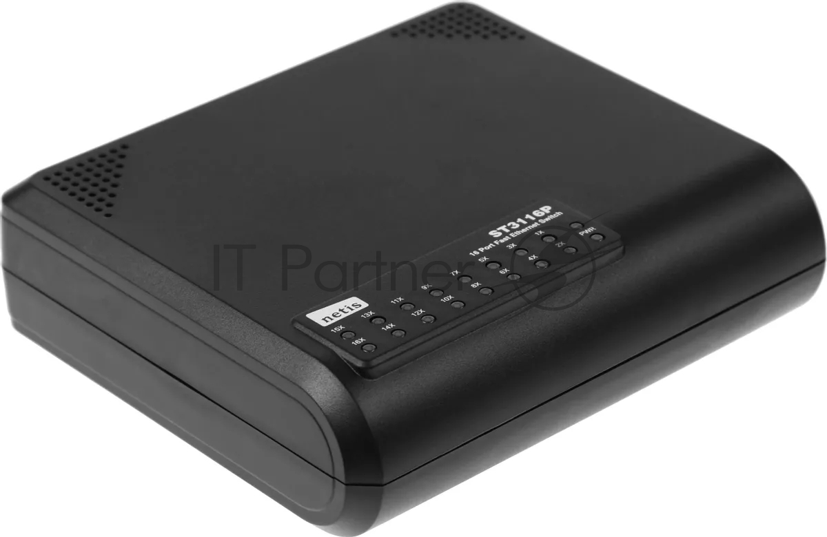 Коммутатор Netis ST3116P, 16×100 Мбит/с, неуправляемый